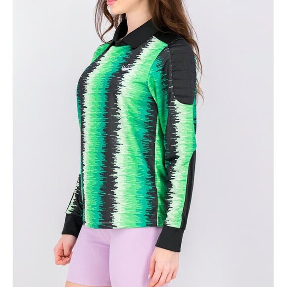 Adidas Bright Green Colorful Long Sleeve Soccer Shirt XS - Picture 3 of 9